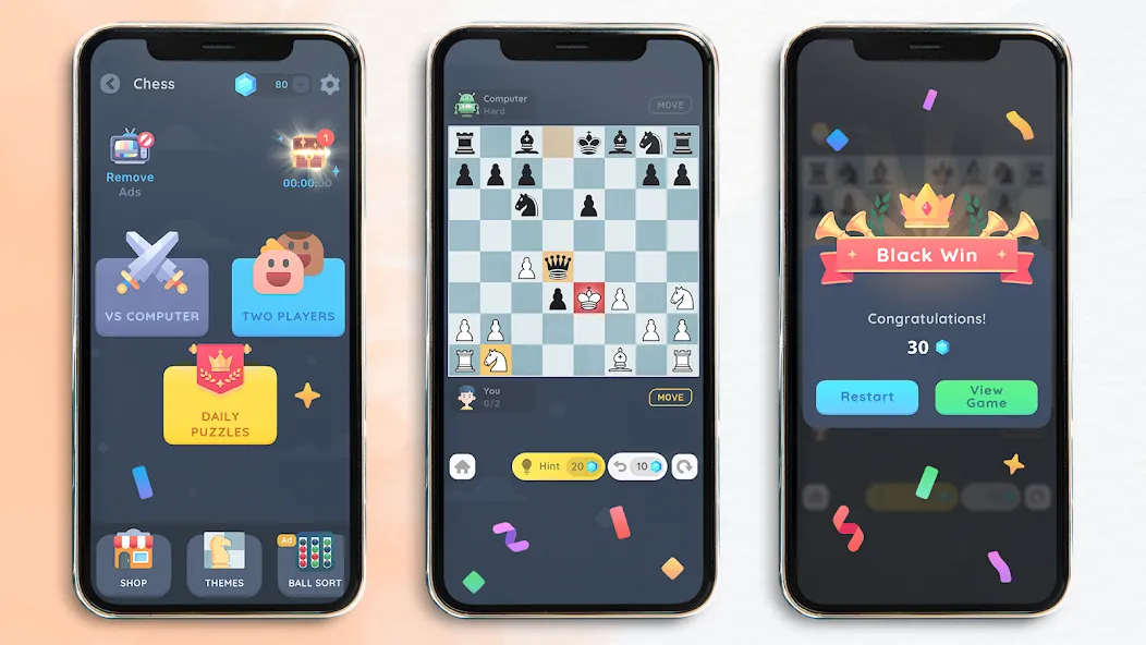 Скачать взлом Chess: Classic Board Game  [МОД Бесконечные монеты] — стабильная версия apk на Андроид screen 1