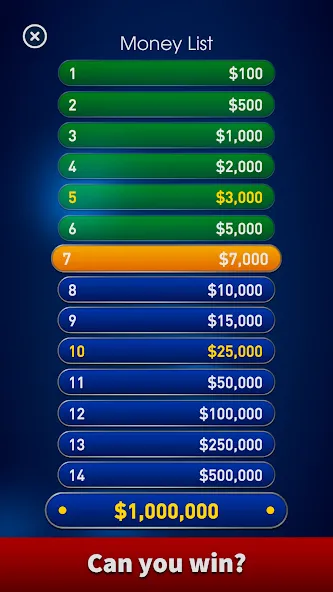 Скачать взломанную Millionaire 2024 Trivia Quiz  [МОД Бесконечные монеты] — полная версия apk на Андроид screen 4