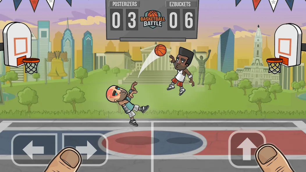 Взлом Basketball Battle  [МОД Меню] — полная версия apk на Андроид screen 1