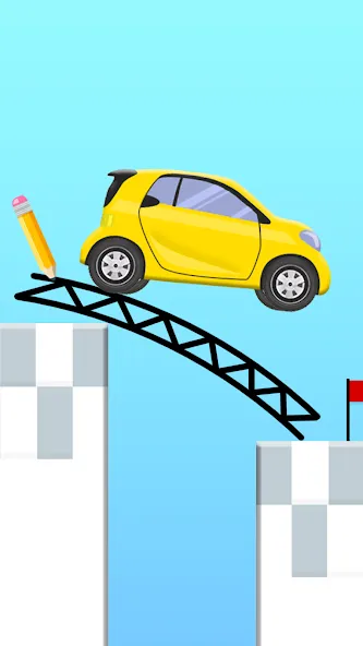 Скачать взломанную Draw 2 Bridge: Draw Save Car (Дроу 2 Бридж)  [МОД Много монет] — стабильная версия apk на Андроид screen 5