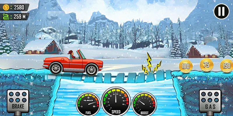 Скачать взлом Racing the Hill  [МОД Бесконечные деньги] — последняя версия apk на Андроид screen 2