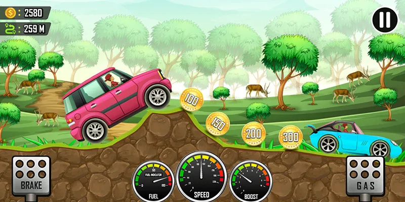 Скачать взлом Racing the Hill  [МОД Бесконечные деньги] — последняя версия apk на Андроид screen 3