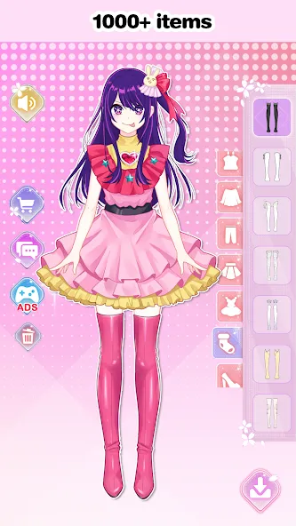 Взломанная Vlinder Princess Dress up game  [МОД Menu] — последняя версия apk на Андроид screen 3
