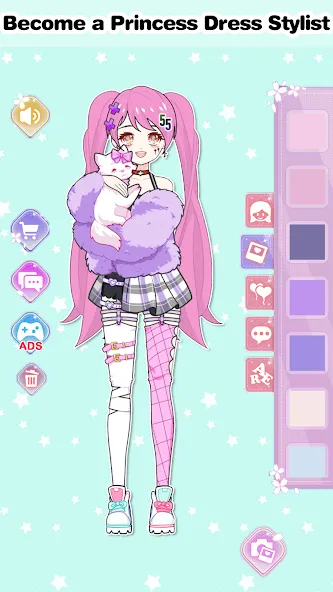 Взломанная Vlinder Princess Dress up game  [МОД Menu] — последняя версия apk на Андроид screen 4
