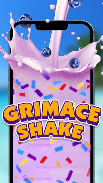 Скачать взломанную Boba Grimaces Shake Bubble Tea (Бабл)  [МОД Много монет] — полная версия apk на Андроид screen 2