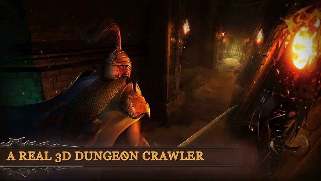 Скачать взломанную Dungeon & Heroes: 3D RPG  [МОД Много монет] — стабильная версия apk на Андроид screen 1