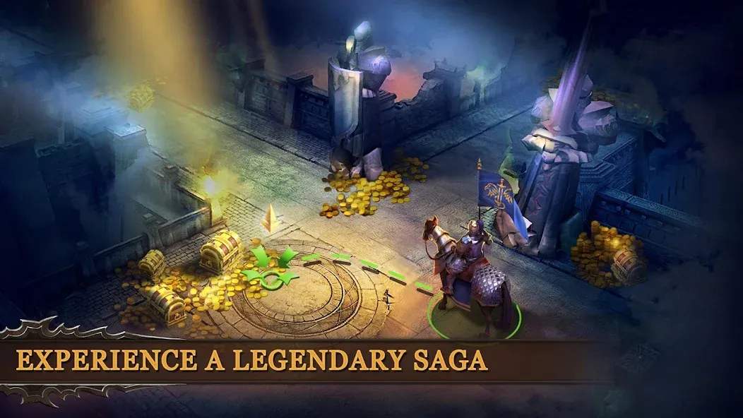 Скачать взломанную Dungeon & Heroes: 3D RPG  [МОД Много монет] — стабильная версия apk на Андроид screen 2