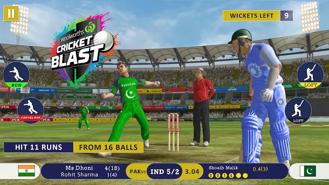 Взлом World Cricket Games Offline  [МОД Mega Pack] — полная версия apk на Андроид screen 2