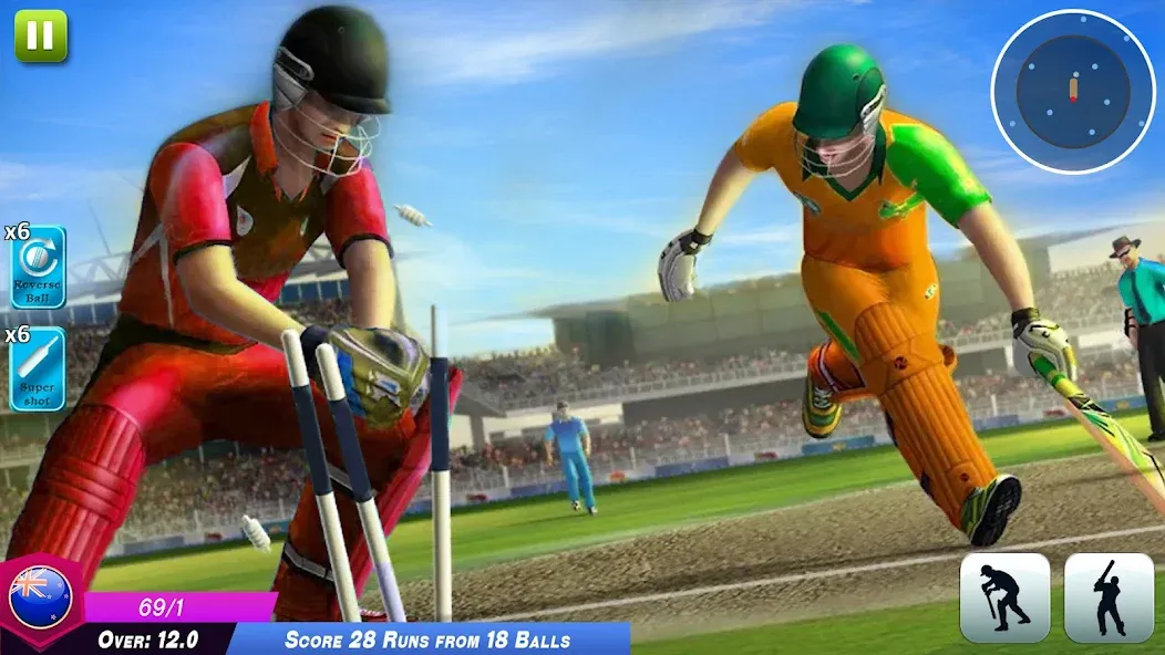 Взлом World Cricket Games Offline  [МОД Mega Pack] — полная версия apk на Андроид screen 4