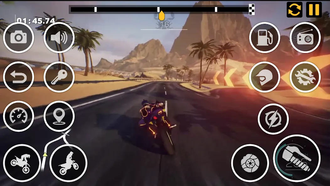 Скачать взлом Bike Race Master: Bike Racing (Байк Рейс Мастер)  [МОД Бесконечные монеты] — полная версия apk на Андроид screen 4