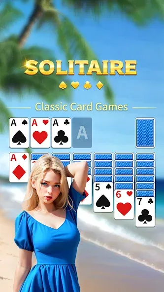 Скачать взлом Solitaire Classic:Card Game (Солитер Классик)  [МОД Mega Pack] — полная версия apk на Андроид screen 1