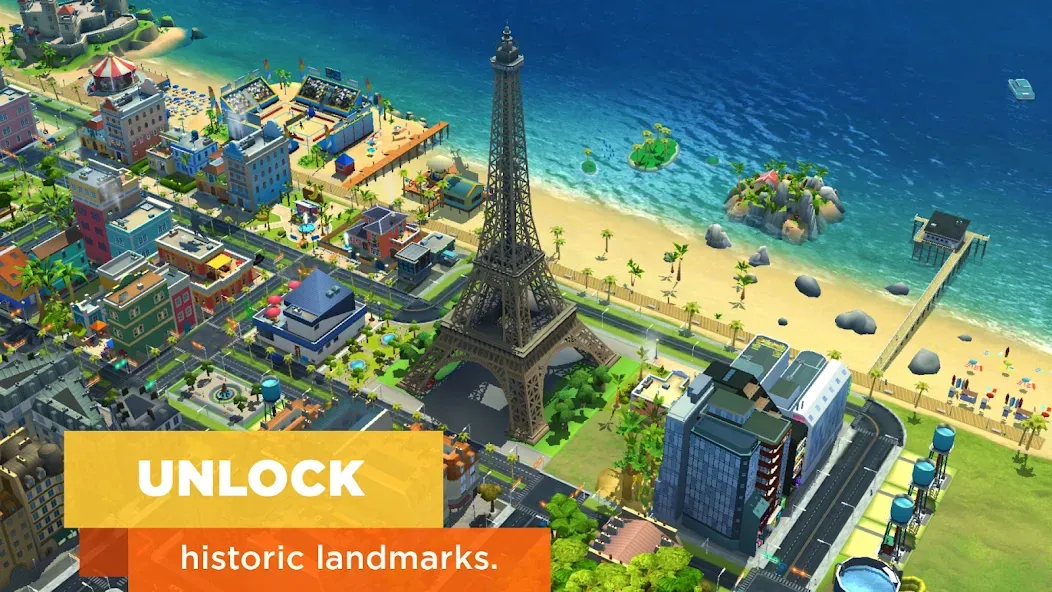 Скачать взлом SimCity BuildIt (СимСити БилдИт)  [МОД Все открыто] — стабильная версия apk на Андроид screen 2