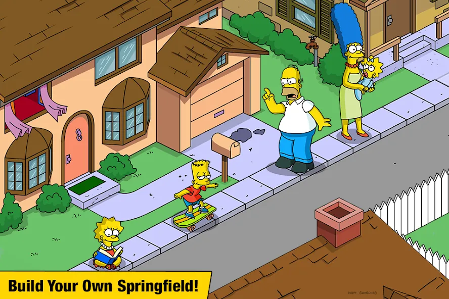 Взлом The Simpsons™:  Tapped Out (Зе Симпсонс)  [МОД Бесконечные деньги] — последняя версия apk на Андроид screen 1