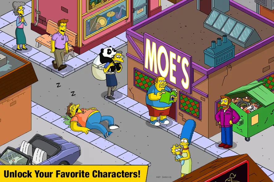 Взлом The Simpsons™:  Tapped Out (Зе Симпсонс)  [МОД Бесконечные деньги] — последняя версия apk на Андроид screen 2