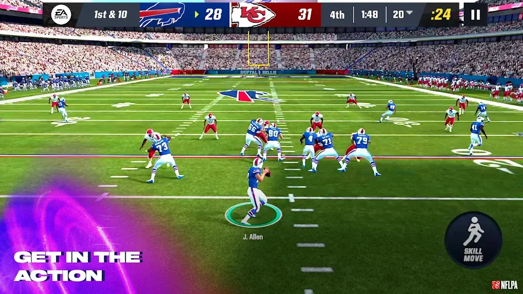 Взломанная Madden NFL 24 Mobile Football (Мэдден НФЛ 23 Мобильный Футбол)  [МОД Unlimited Money] — полная версия apk на Андроид screen 1