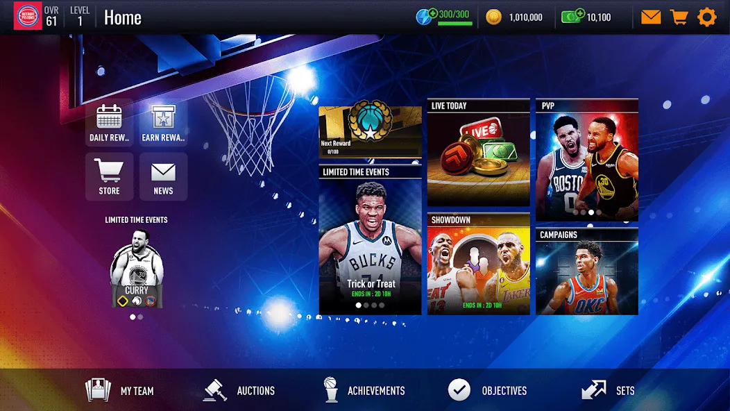 Скачать взломанную NBA LIVE Mobile Basketball (НБА Лайв Мобайл)  [МОД Menu] — полная версия apk на Андроид screen 3