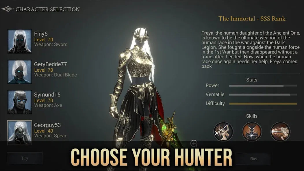 Взломанная Demon Hunter: Premium (Демон Хантер)  [МОД Много денег] — полная версия apk на Андроид screen 2