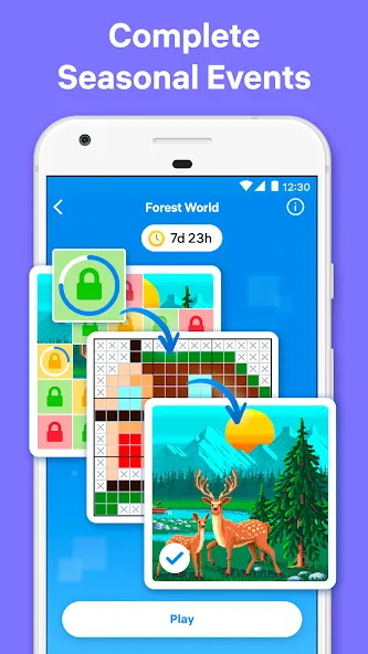 Взломанная Nonogram Color — Logic Puzzle  [МОД Unlocked] — стабильная версия apk на Андроид screen 3