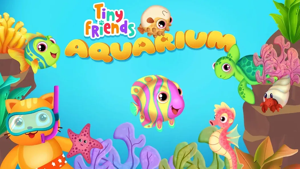 Взломанная Baby Aquarium — Fish game  [МОД Меню] — полная версия apk на Андроид screen 4