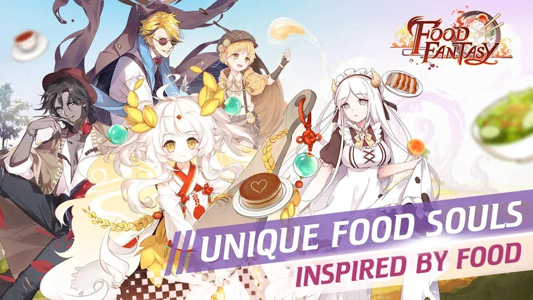 Скачать взлом Food Fantasy (Фуд Фэнтези)  [МОД Все открыто] — полная версия apk на Андроид screen 1