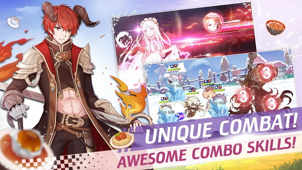 Скачать взлом Food Fantasy (Фуд Фэнтези)  [МОД Все открыто] — полная версия apk на Андроид screen 4