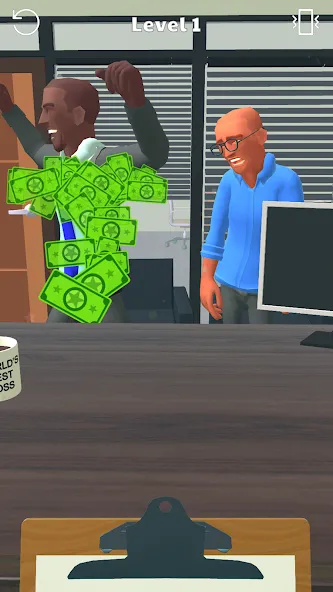 Взлом Boss Life 3D: Office Adventure (Босс Лайф 3Д)  [МОД Unlocked] — полная версия apk на Андроид screen 2