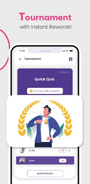 Взломанная QuizGiri- Live Quiz & Trivia (КвизГири)  [МОД Бесконечные монеты] — последняя версия apk на Андроид screen 1