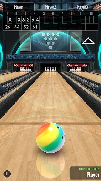 Скачать взломанную Bowling Game 3D (Боулинг игра 3D)  [МОД Mega Pack] — полная версия apk на Андроид screen 4