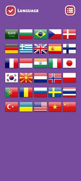 Скачать взлом Country Flags World Quiz Game  [МОД Все открыто] — последняя версия apk на Андроид screen 4