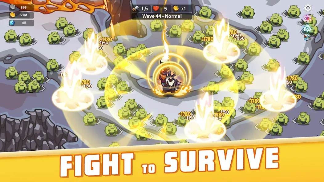 Взлом Empire Survivor: Idle Defense (Импайр Кингдом)  [МОД Unlimited Money] — стабильная версия apk на Андроид screen 1