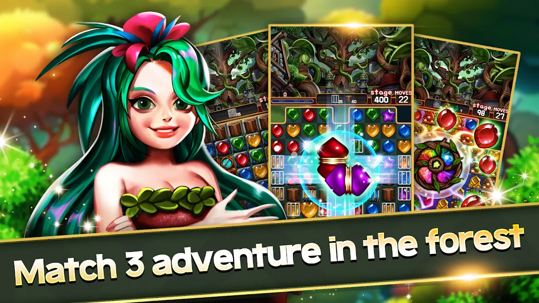 Скачать взлом Jewel Forest Village (Джуэл Форест Виллидж)  [МОД Меню] — стабильная версия apk на Андроид screen 1