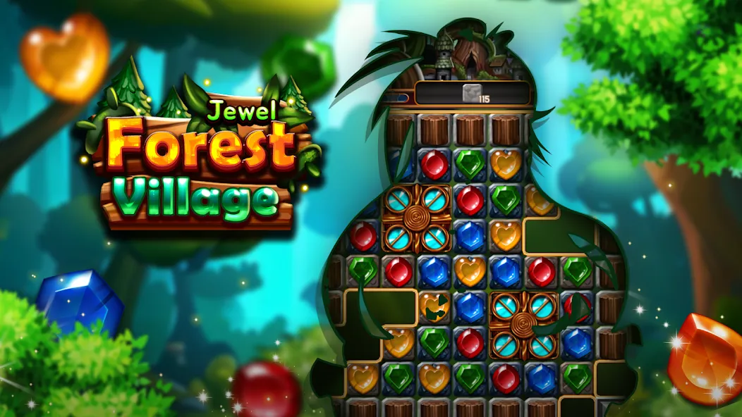 Скачать взлом Jewel Forest Village (Джуэл Форест Виллидж)  [МОД Меню] — стабильная версия apk на Андроид screen 5