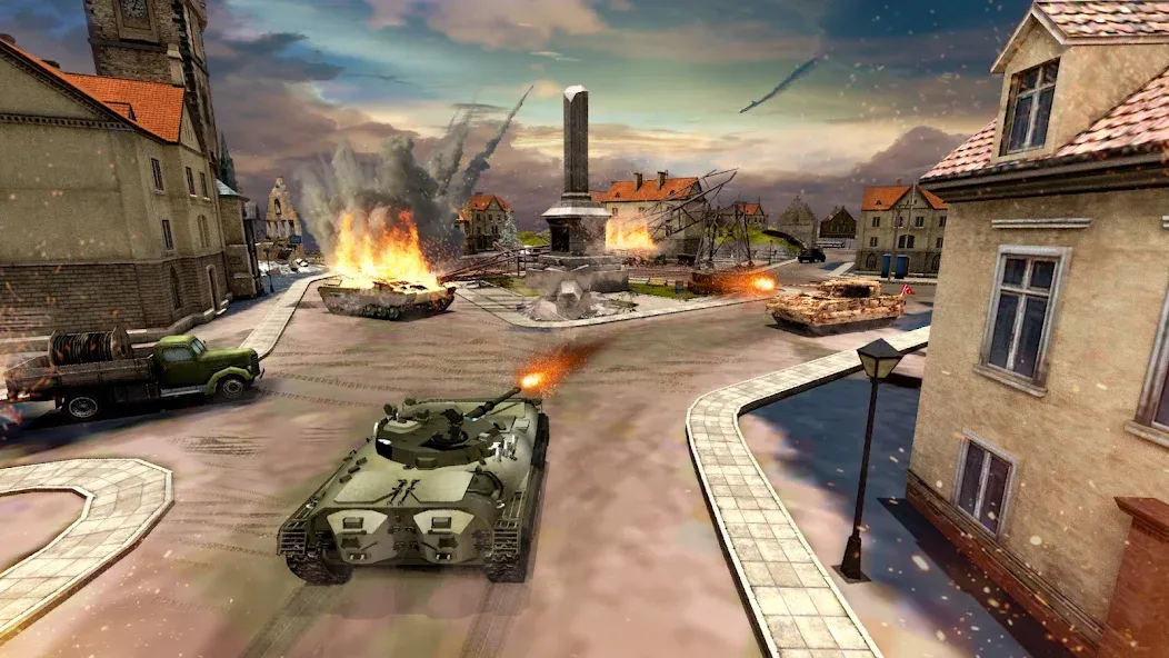 Скачать взлом Tank Battle Army Games 2023  [МОД Много денег] — стабильная версия apk на Андроид screen 3