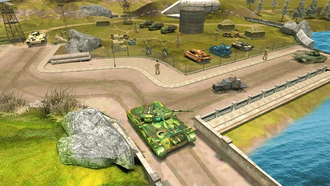 Скачать взлом Tank Battle Army Games 2023  [МОД Много денег] — стабильная версия apk на Андроид screen 5