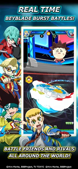 Взлом Beyblade Burst Rivals (Бейблэйд Берст Ривалс)  [МОД Много денег] — стабильная версия apk на Андроид screen 2