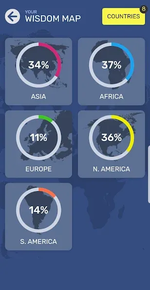 Скачать взлом Map Quiz World Geography (Мап Квиз Всемирная География)  [МОД Меню] — стабильная версия apk на Андроид screen 1