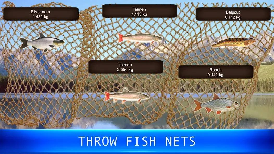 Взломанная Fish rain: sport fishing  [МОД Unlocked] — стабильная версия apk на Андроид screen 5