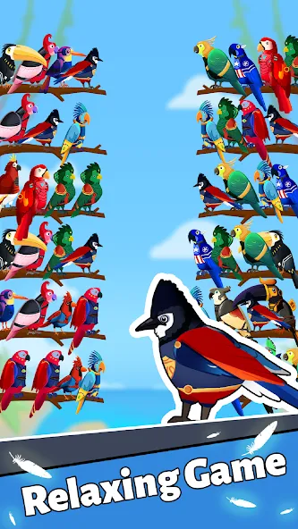 Взломанная Bird Puzzle — Color Game  [МОД Меню] — полная версия apk на Андроид screen 5