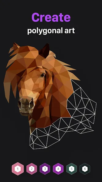 Скачать взломанную Polygon — Art Coloring Book (Полигон)  [МОД Unlocked] — полная версия apk на Андроид screen 4