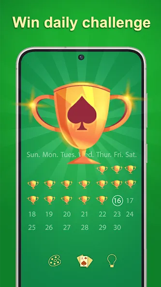 Взломанная Solitaire — 2024  [МОД Много монет] — стабильная версия apk на Андроид screen 2