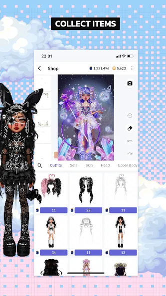 Скачать взлом Everskies: Virtual Dress up (Эверскис)  [МОД Много монет] — стабильная версия apk на Андроид screen 5