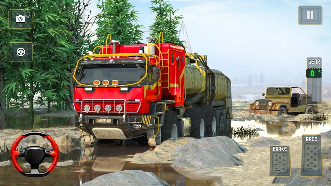 Взлом Offroad Mud Truck Driving Sim  [МОД Menu] — полная версия apk на Андроид screen 4