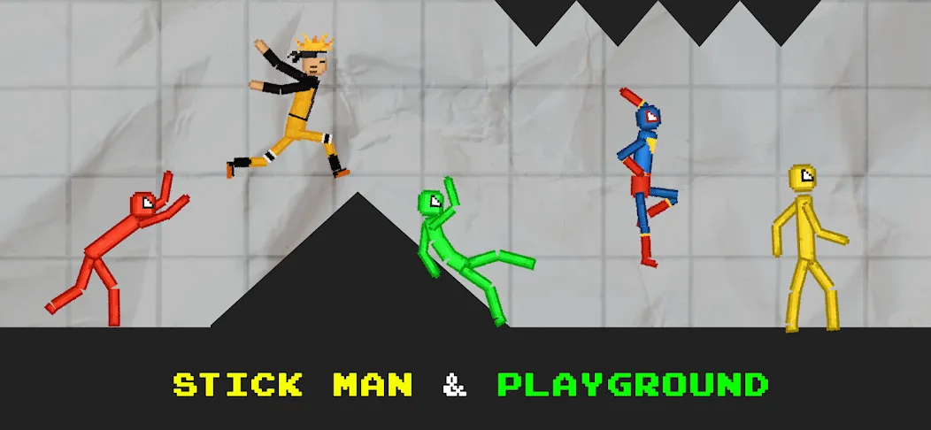 Скачать взлом Stickman Playground (тикман Плейграунд)  [МОД Menu] — стабильная версия apk на Андроид screen 3