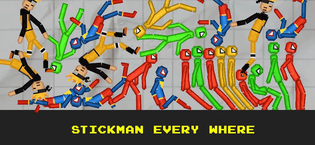 Скачать взлом Stickman Playground (тикман Плейграунд)  [МОД Menu] — стабильная версия apk на Андроид screen 5