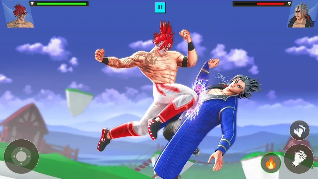 Взломанная Anime Fighting Game (Аниме Файтинг Гейм)  [МОД Меню] — последняя версия apk на Андроид screen 1