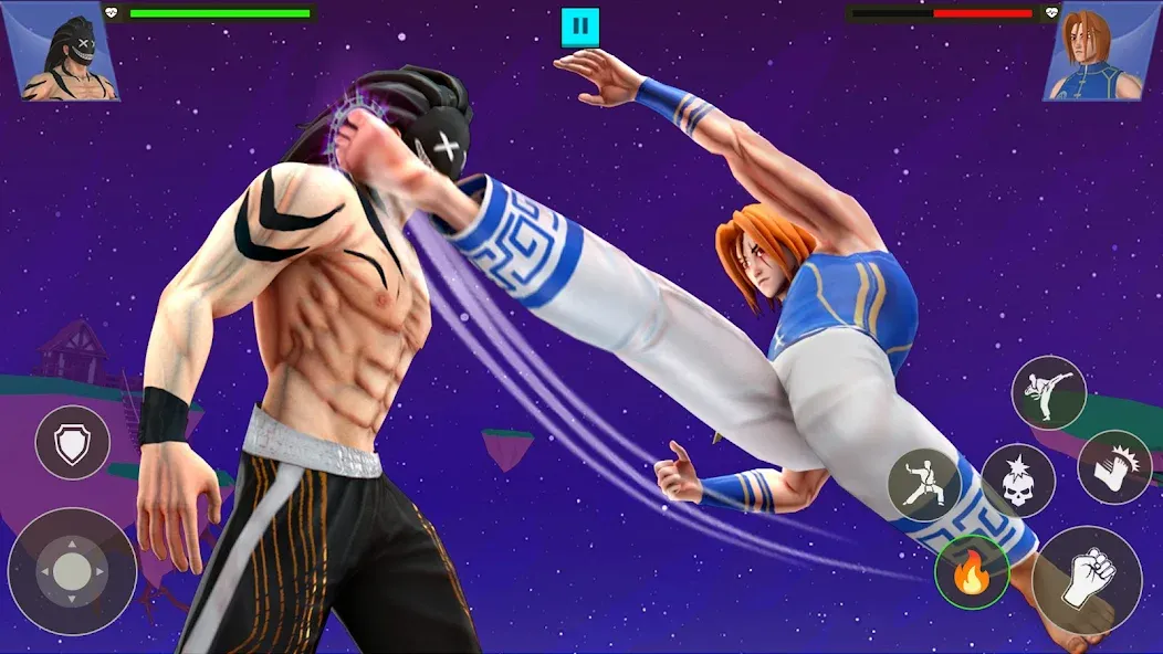 Взломанная Anime Fighting Game (Аниме Файтинг Гейм)  [МОД Меню] — последняя версия apk на Андроид screen 2