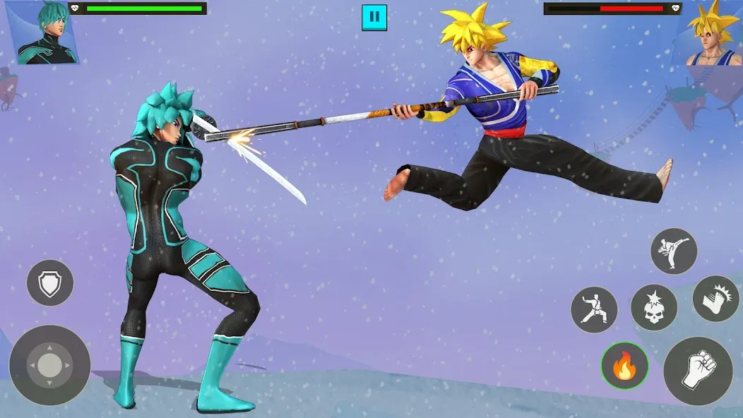 Взломанная Anime Fighting Game (Аниме Файтинг Гейм)  [МОД Меню] — последняя версия apk на Андроид screen 5