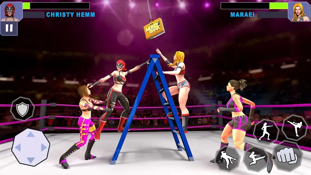 Скачать взлом Bad Girls Wrestling Game  [МОД Много денег] — последняя версия apk на Андроид screen 3