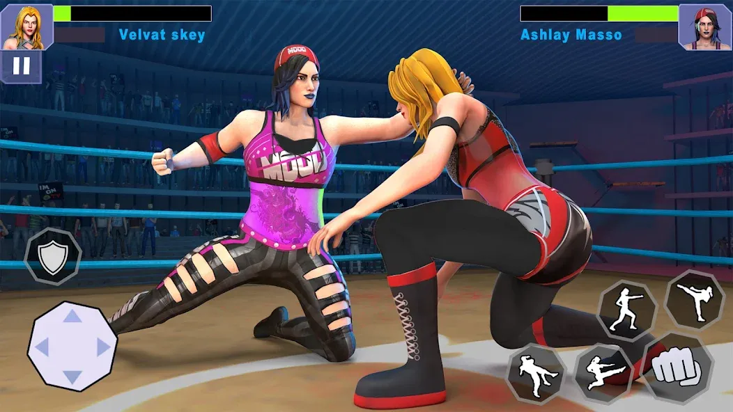 Скачать взлом Bad Girls Wrestling Game  [МОД Много денег] — последняя версия apk на Андроид screen 4