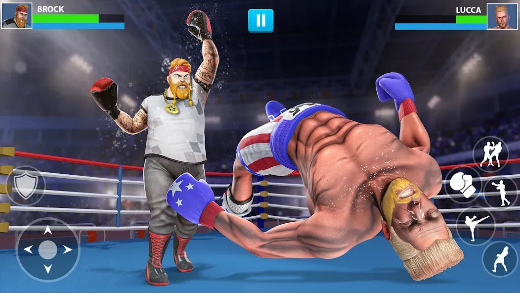 Взломанная Punch Boxing Game: Ninja Fight  [МОД Меню] — стабильная версия apk на Андроид screen 3